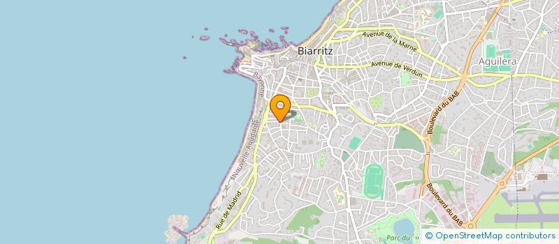 localisation de l'entreprise MADAME MARIE BILON à BIARRITZ