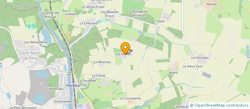 localisation de l'entreprise MADAME MARIE BILY à LA NOE-BLANCHE