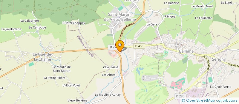 localisation de l'entreprise MADAME MARIE BINOIS à SAINT-MARTIN-DU-VIEUX-BELLEME