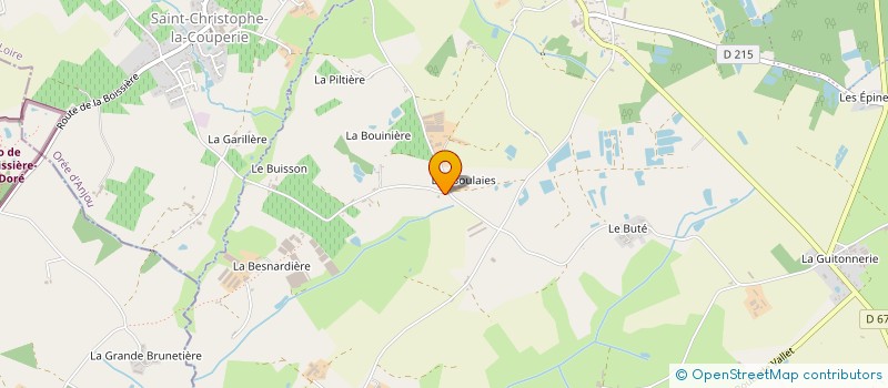 localisation de l'entreprise MADAME MARIE BIOTTEAU à MONTREVAULT-SUR-EVRE