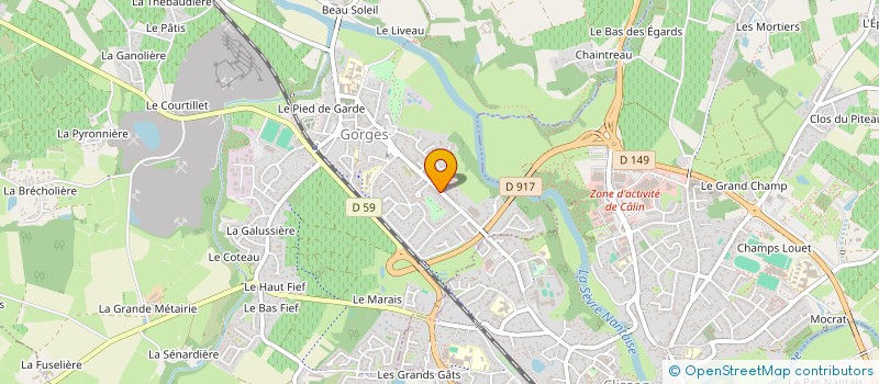 localisation de l'entreprise MADAME MARIE BIRON  SAINT-HILAIRE-DE-CLISSON