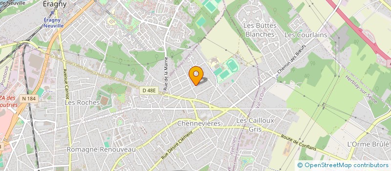 localisation de l'entreprise MADAME MARIE BIROT  CONFLANS-SAINTE-HONORINE