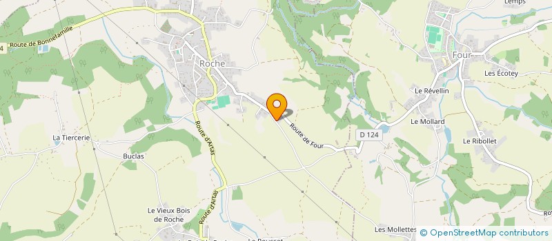 localisation de l'entreprise MADAME MARIE BIRROCHON  ROCHE