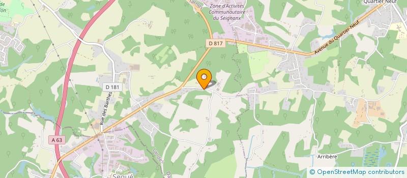 localisation de l'entreprise MADAME MARIE BISCAY  TARNOS