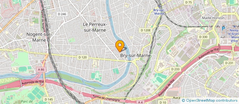 localisation de l'entreprise MADAME MARIE BISSO SEME  LE PERREUX-SUR-MARNE