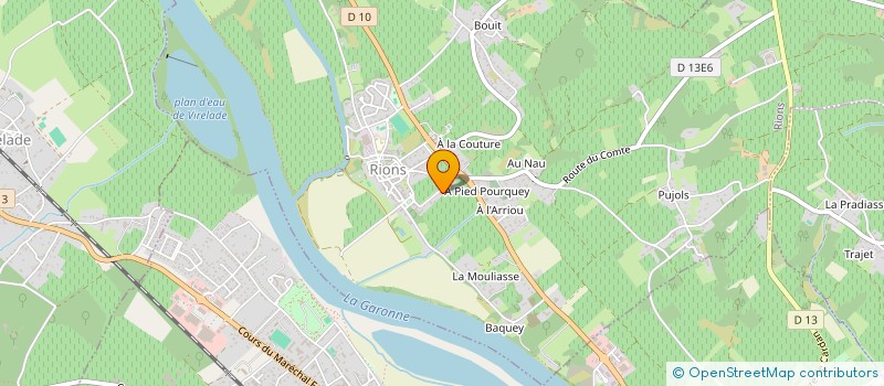 localisation de l'entreprise MADAME MARIE BIZE  RIONS