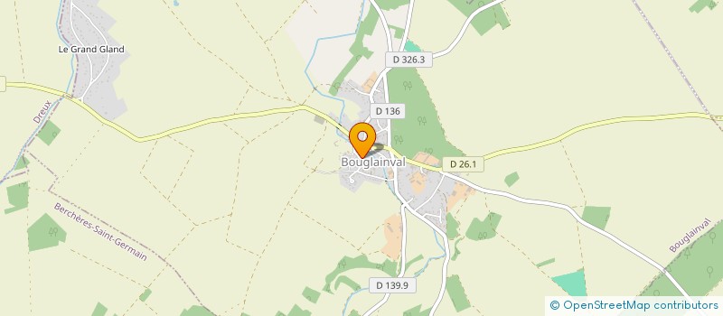 localisation de l'entreprise MADAME MARIE BIZEAU à BOUGLAINVAL