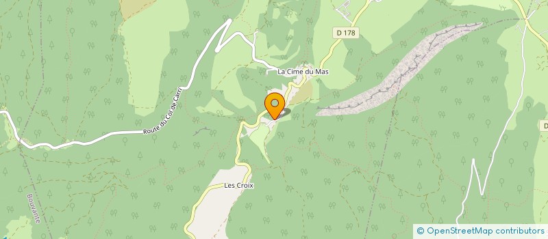 localisation de l'entreprise MADAME MARIE BLACHE à CHAPELLE-EN-VERCORS (LA)