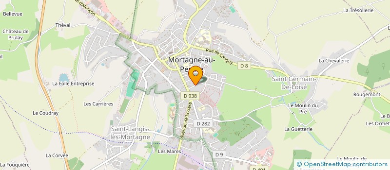 localisation de l'entreprise MADAME MARIE BLACHMAN à MORTAGNE-AU-PERCHE