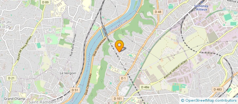 localisation de l'entreprise MADAME MARIE BLAIN  CALUIRE-ET-CUIRE