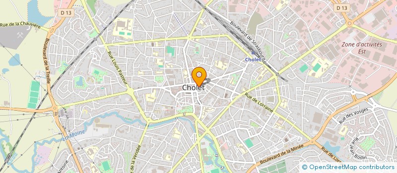 localisation de l'entreprise MADAME MARIE BLAIN à CHOLET