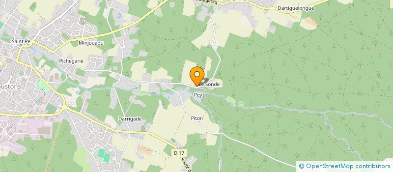 localisation de l'entreprise MADAME MARIE BLANC  MAGESCQ