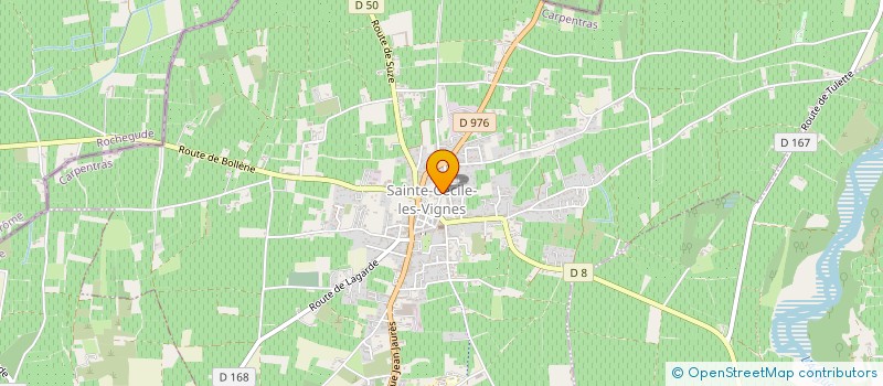 localisation de l'entreprise MADAME MARIE BLANC  SAINTE-CECILE-LES-VIGNES