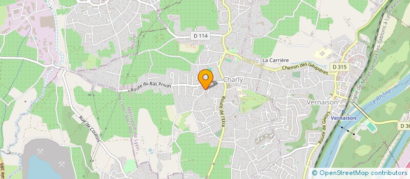 localisation de l'entreprise MADAME MARIE BLANC à CHARLY