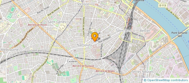 localisation de l'entreprise MADAME MARIE BLANC  BORDEAUX