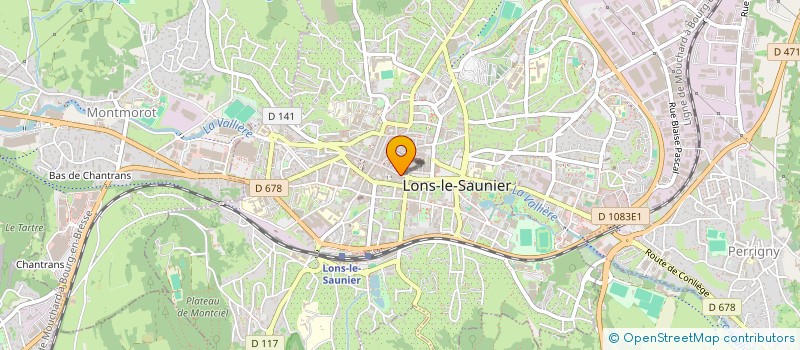 localisation de l'entreprise MADAME MARIE BLANCHARD  LONS-LE-SAUNIER