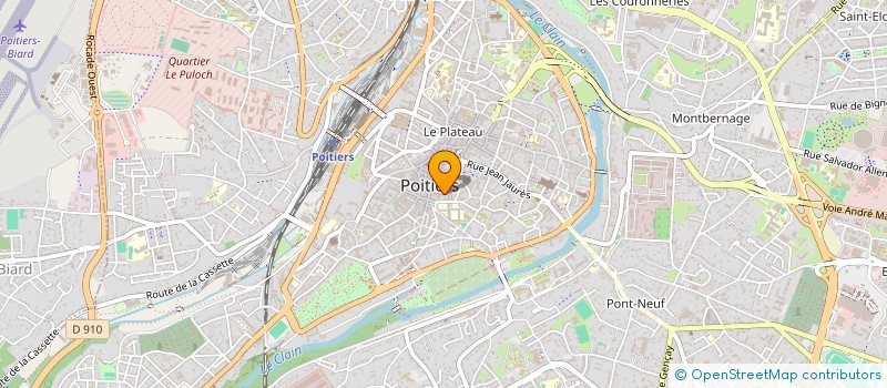 localisation de l'entreprise MADAME MARIE BLANCHARD à POITIERS