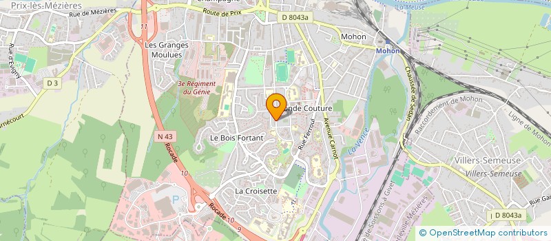 localisation de l'entreprise MADAME MARIE BLANCHARD  VILLERS-SEMEUSE