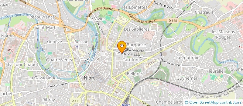 localisation de l'entreprise MADAME MARIE BLANCHARD à NIORT