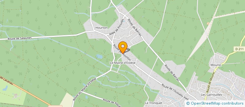 localisation de l'entreprise MADAME MARIE BLANCHARD  SAINT-AUBIN-DE-MEDOC