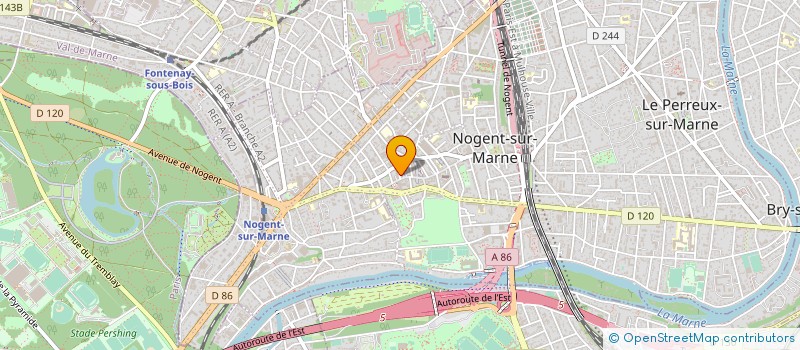 localisation de l'entreprise MADAME MARIE-BLANCHE MARCEK à NOGENT-SUR-MARNE