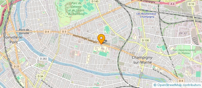 localisation de l'entreprise MADAME MARIE-BLANCHE MIGEON  CHAMPIGNY-SUR-MARNE