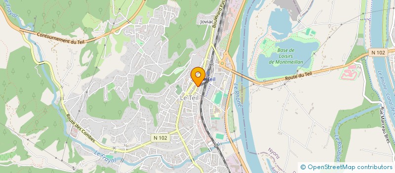 localisation de l'entreprise MADAME MARIE BLANCHE PORRA  LE TEIL