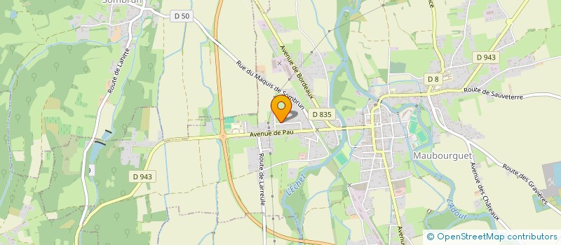 localisation de l'entreprise MADAME MARIE-BLANCHE SERRE  MAUBOURGUET