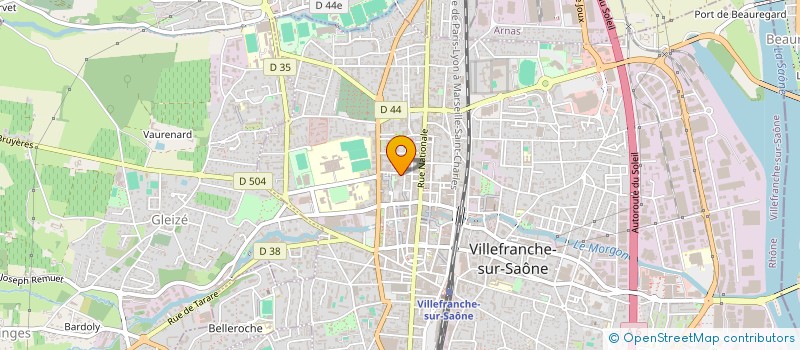 localisation de l'entreprise MADAME MARIE BLANCHON  LYON