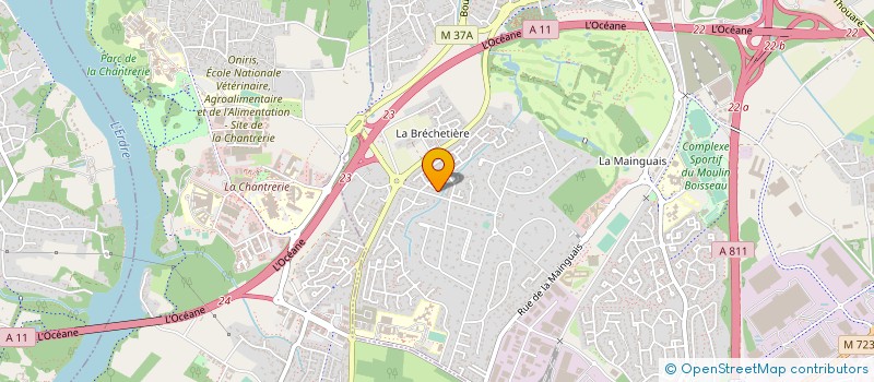 localisation de l'entreprise MADAME MARIE BLANDIN à CARQUEFOU