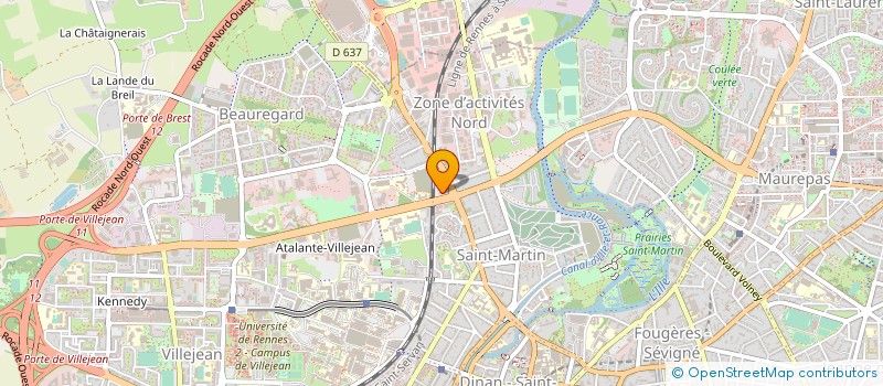 localisation de l'entreprise MADAME MARIE BLANDIN  RENNES