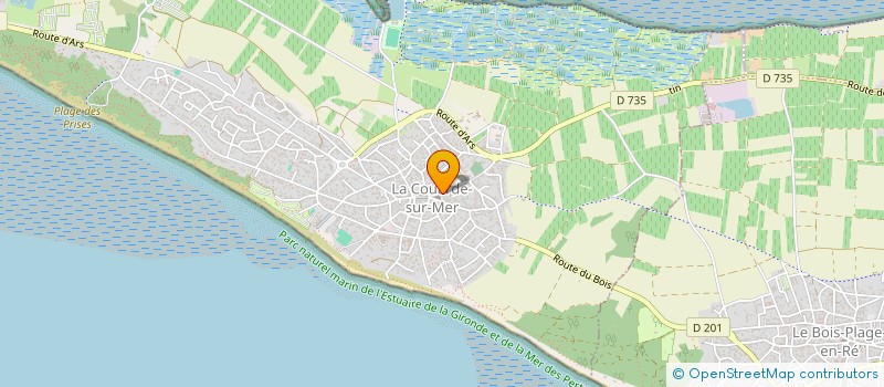 localisation de l'entreprise MADAME MARIE BLANDIN à LA COUARDE-SUR-MER