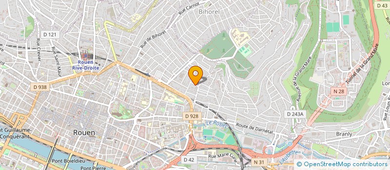 localisation de l'entreprise MADAME MARIE-BLANDINE MAURIN à ROUEN