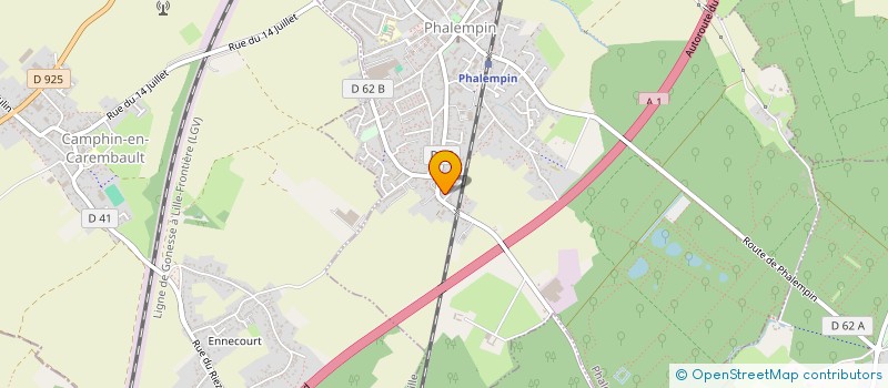 localisation de l'entreprise MADAME MARIE BLANQUART  PHALEMPIN