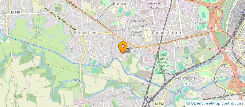 localisation de l'entreprise MADAME MARIE BLEPP à STRASBOURG