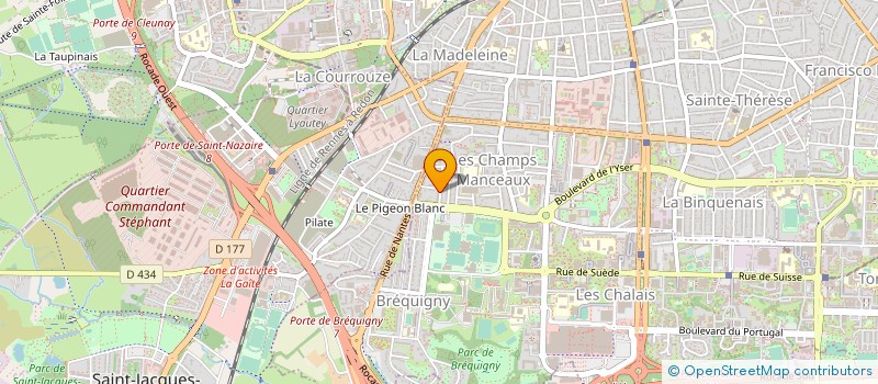 localisation de l'entreprise MADAME MARIE BLIN  RENNES