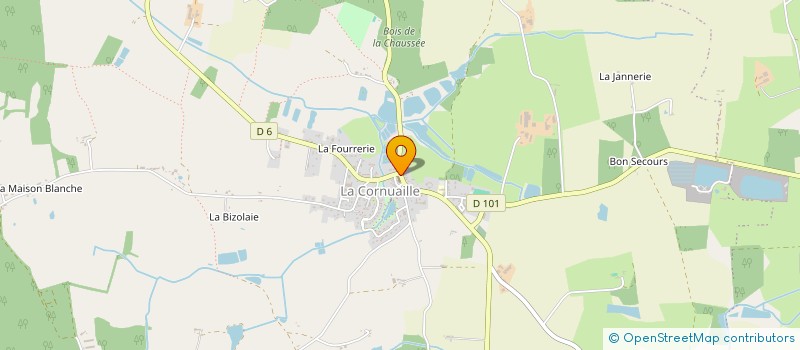 localisation de l'entreprise MADAME MARIE BLOTIERE à VALLONS-DE-L'ERDRE