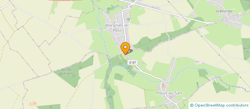 localisation de l'entreprise MADAME MARIE BOBIN à WARGNIES-LE-PETIT
