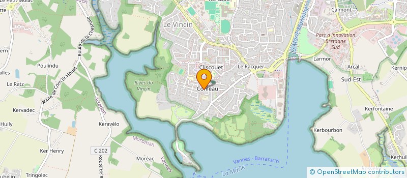 localisation de l'entreprise MADAME MARIE BOCHET à VANNES