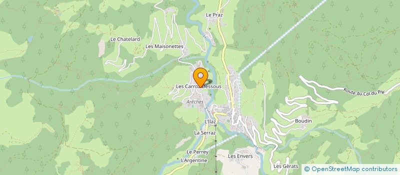 localisation de l'entreprise MADAME MARIE BOCHET  BEAUFORT