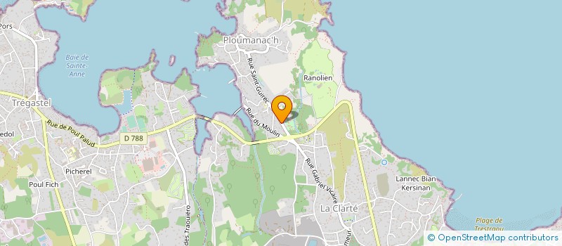 localisation de l'entreprise MADAME MARIE BOCQUILLON  PERROS-GUIREC