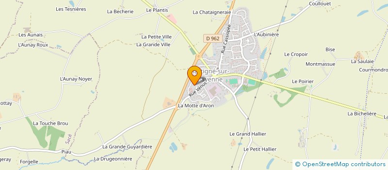 localisation de l'entreprise MADAME MARIE BODET  MARTIGNE SUR MAYENNE