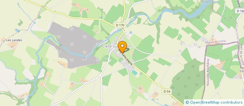 localisation de l'entreprise MADAME MARIE BODIN  CLERE-SUR-LAYON