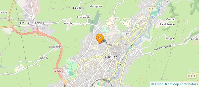 localisation de l'entreprise MADAME MARIE BOIDEVEIX à AURILLAC