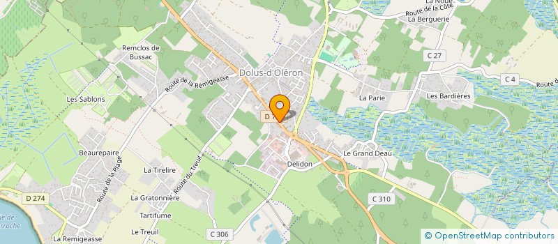 localisation de l'entreprise MADAME MARIE BOIS  DOLUS-D'OLERON