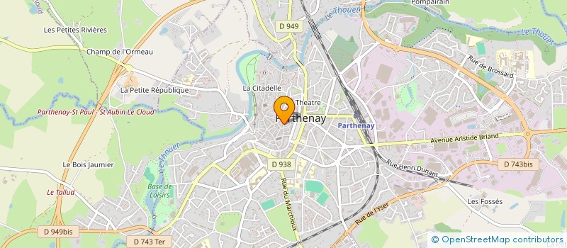 localisation de l'entreprise MADAME MARIE BOISLIVEAU  PARTHENAY