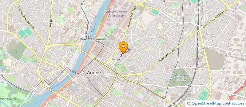 localisation de l'entreprise MADAME MARIE BOISRAME à ANGERS