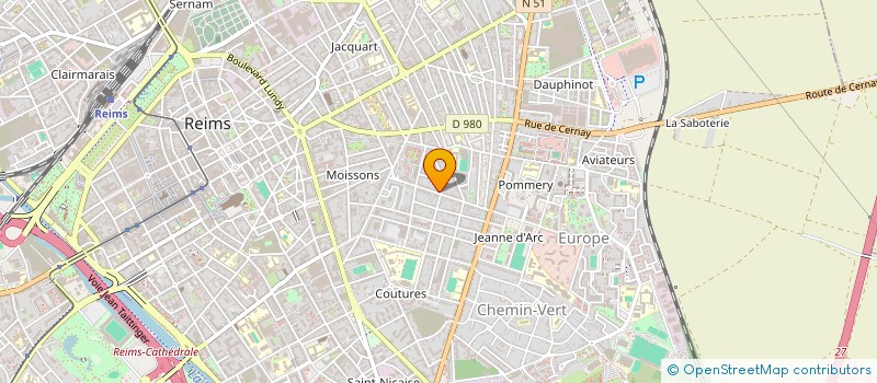 localisation de l'entreprise MADAME MARIE BOISSEAU à REIMS
