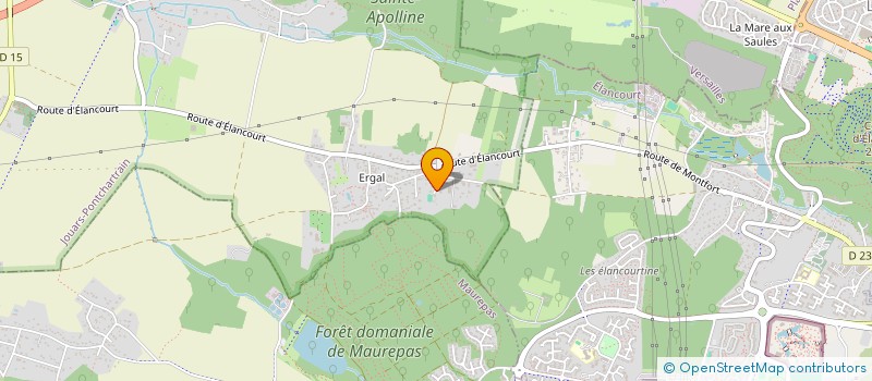 localisation de l'entreprise MADAME MARIE BOISSEAU  JOUARS-PONTCHARTRAIN