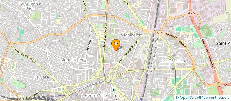 localisation de l'entreprise MADAME MARIE BOISSELLIER à DIJON